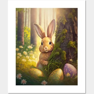 the hidden Easter bunny Posters and Art
